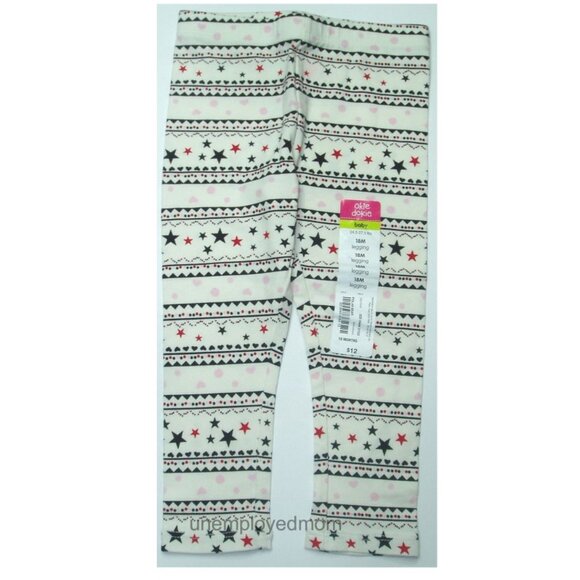 Girls Legging Joggers Pants 7 pair Bundle Lot Unicorns Hearts Animal Print Levis - Picture 6 of 15